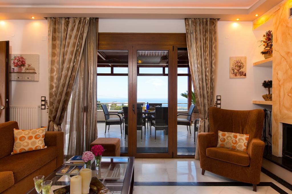 Azure Sea View Villa Ρέθυμνο Δωμάτιο φωτογραφία